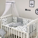 set lenjerie patut bebe alb